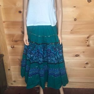 Gorgeous layered skirt,PS,Soft Surroundings